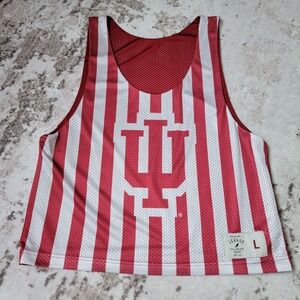 League Collegiate Wear Indiana University Hoosiers Mesh Basketball Tank Jersey L